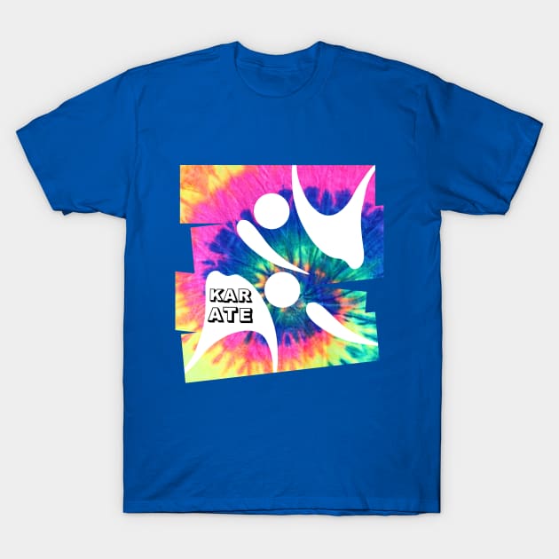 KARATE Colorful Tie Dye T-Shirt by O.M design